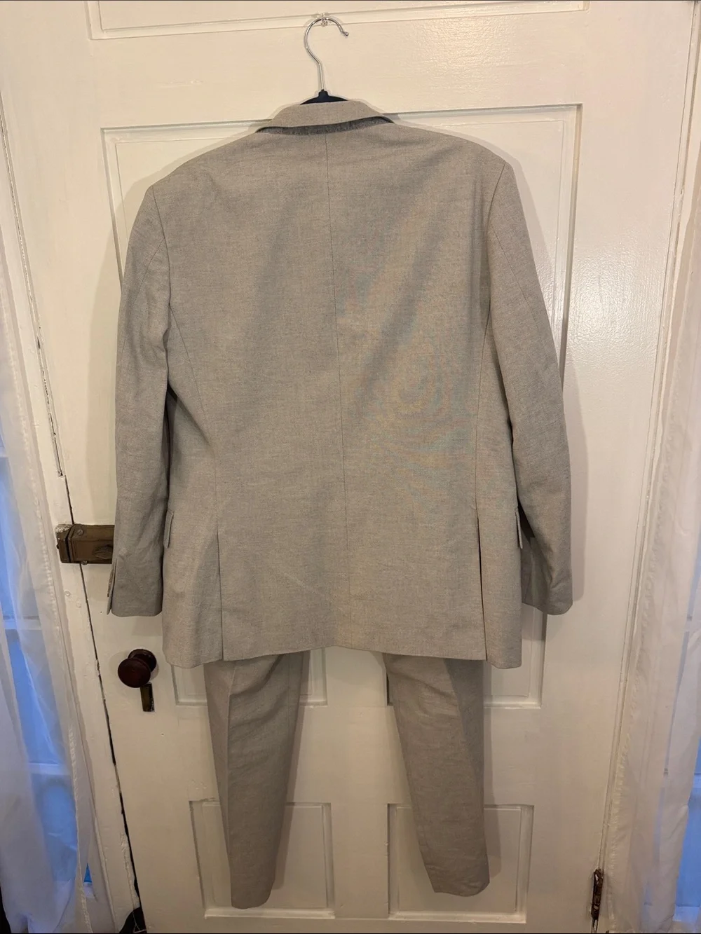J. Crew Men’s Tessuti Carpini Ludlow light gray  Two-Piece Suit